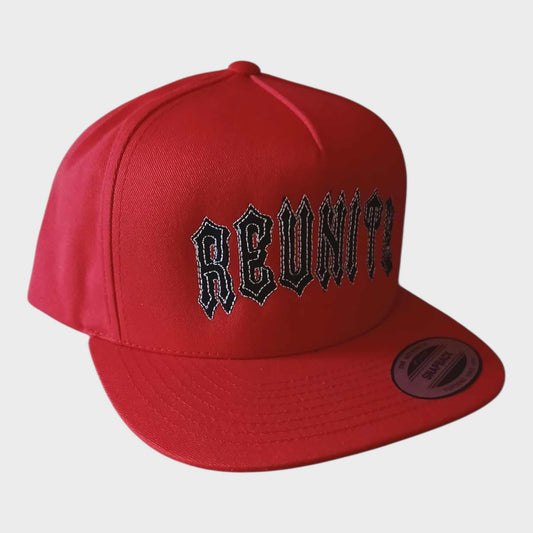 Reunite   Flat Bill Snapback Cap (Embroidery)