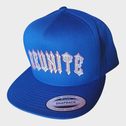 Reunite   Flat Bill Snapback Cap (Embroidery)