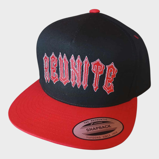 Reunite   Flat Bill Snapback Cap (Embroidery)